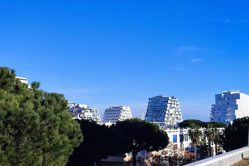 Apartament Grand Voile - Hyper Centre, Climatisation, Vue Panoramique Sur L'Architecture De La Grande Motte Zewnętrze zdjęcie
