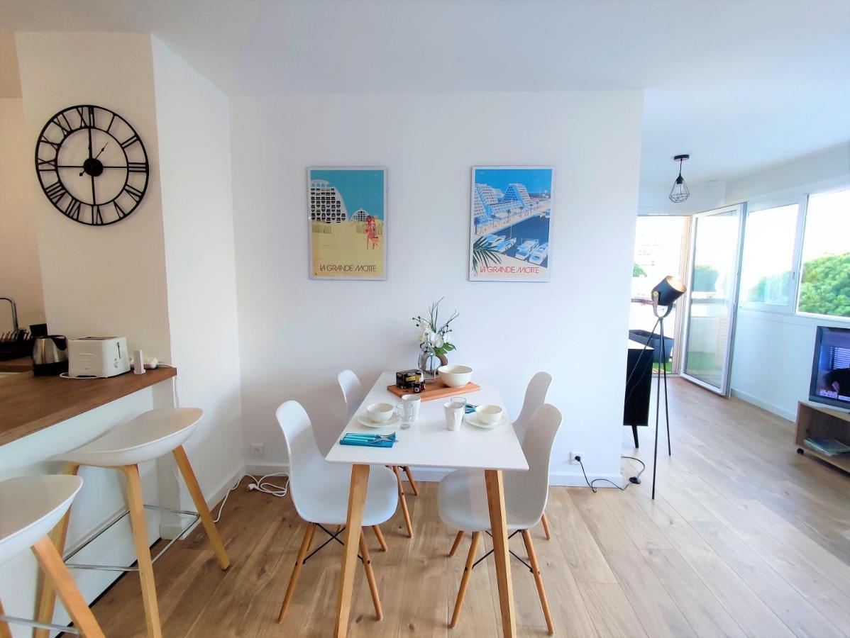 Apartament Grand Voile - Hyper Centre, Climatisation, Vue Panoramique Sur L'Architecture De La Grande Motte Zewnętrze zdjęcie