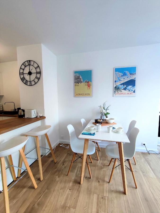 Apartament Grand Voile - Hyper Centre, Climatisation, Vue Panoramique Sur L'Architecture De La Grande Motte Zewnętrze zdjęcie