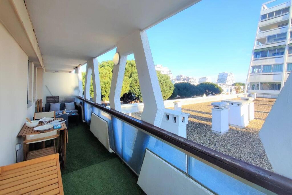 Apartament Grand Voile - Hyper Centre, Climatisation, Vue Panoramique Sur L'Architecture De La Grande Motte Zewnętrze zdjęcie