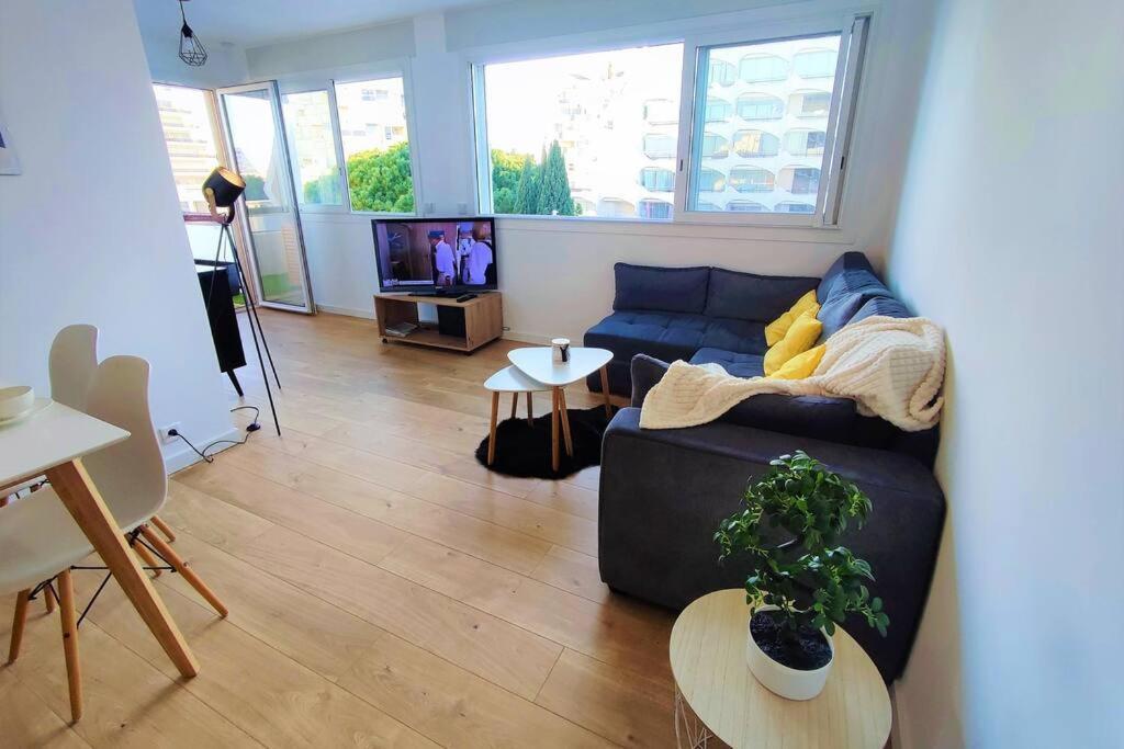 Apartament Grand Voile - Hyper Centre, Climatisation, Vue Panoramique Sur L'Architecture De La Grande Motte Zewnętrze zdjęcie