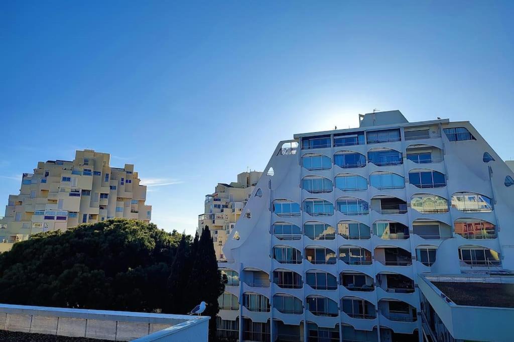 Apartament Grand Voile - Hyper Centre, Climatisation, Vue Panoramique Sur L'Architecture De La Grande Motte Zewnętrze zdjęcie