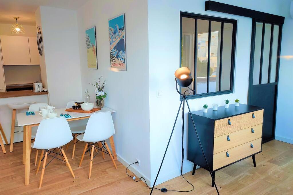 Apartament Grand Voile - Hyper Centre, Climatisation, Vue Panoramique Sur L'Architecture De La Grande Motte Zewnętrze zdjęcie