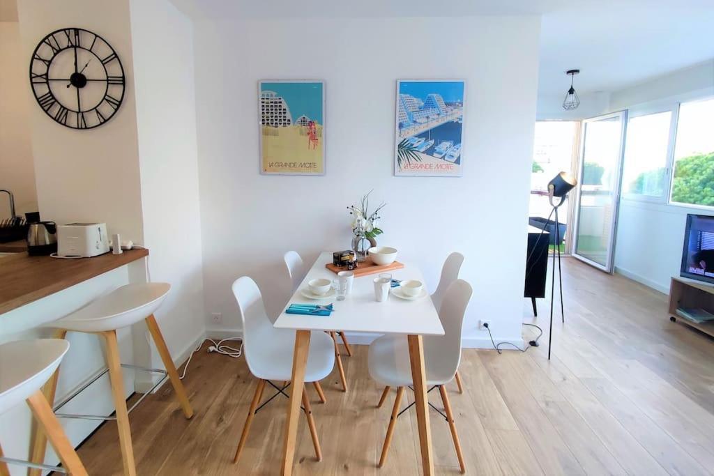 Apartament Grand Voile - Hyper Centre, Climatisation, Vue Panoramique Sur L'Architecture De La Grande Motte Zewnętrze zdjęcie
