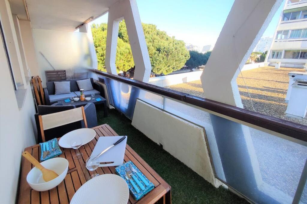 Apartament Grand Voile - Hyper Centre, Climatisation, Vue Panoramique Sur L'Architecture De La Grande Motte Zewnętrze zdjęcie